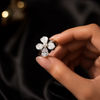 Blossom Bloom white Enamel Ring